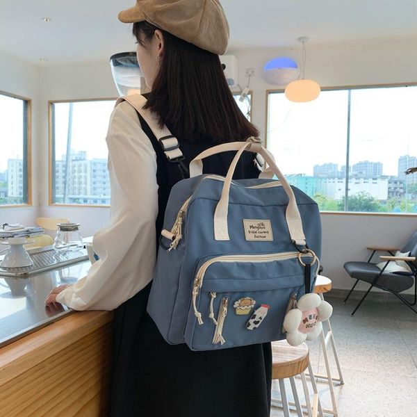 backpack lovely multifunctional flower teenage girl ring buckle portable travel bag female small schoolbag badge women backpacks
backpack lovely multifunctional flower teenage girl ring buckle portable travel bag female small schoolbag badge women backpacks