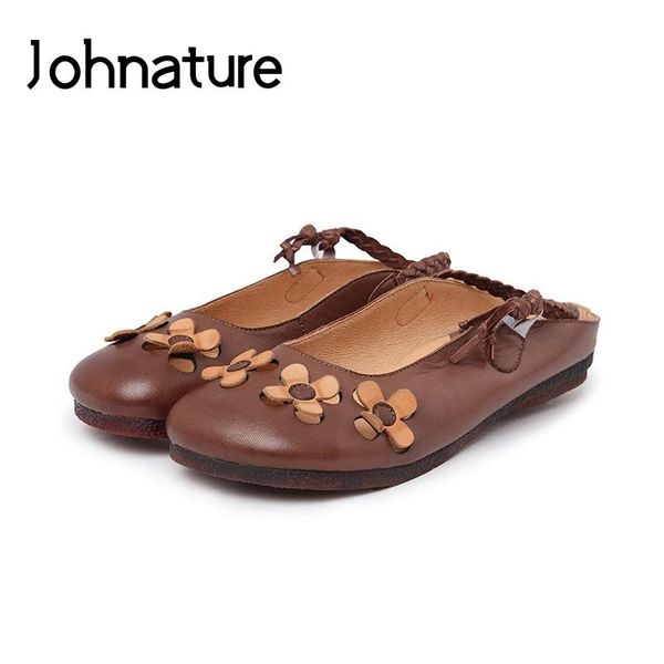 slippers johnature genuine leather floral summer outside fringe slides flat with retro weave handmade sandals women shoes, Black
slippers johnature genuine leather floral summer outside fringe slides flat with retro weave handmade sandals women shoes, Black