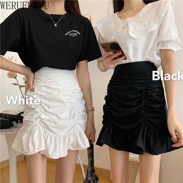 werueruyu fashion women long skirts vintage mermaid high waist solid color package hip slim tight fishtail office lady 210608, Black
werueruyu fashion women long skirts vintage mermaid high waist solid color package hip slim tight fishtail office lady 210608, Black