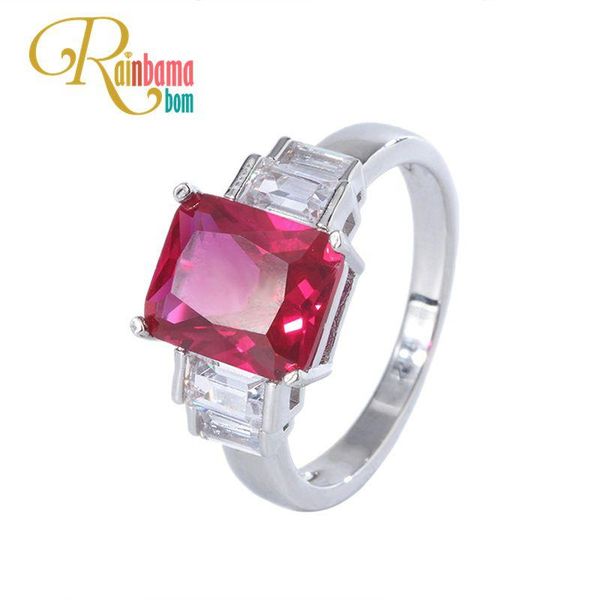 cluster rings rainbamabom 925 solid sterling silver created moissanite ruby gemstone birthstone wedding engagement ring fine jewelry wholesa, Golden;silver
cluster rings rainbamabom 925 solid sterling silver created moissanite ruby gemstone birthstone wedding engagement ring fine jewelry wholesa, Golden;silver