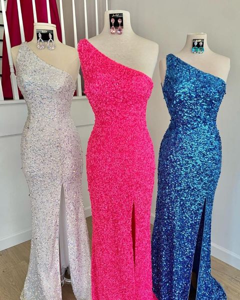 party dresses one-shoulder sequins prom dress 2022 sheath robe de soirée mariage high slit formal evening gown sleeveless straps back, White;black
party dresses one-shoulder sequins prom dress 2022 sheath robe de soirée mariage high slit formal evening gown sleeveless straps back, White;black
