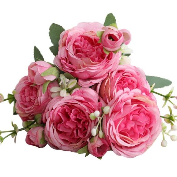 decorative flowers & wreaths 50% 1pc 5-head artificial cloth rose home party bridal wedding table decoration
decorative flowers & wreaths 50% 1pc 5-head artificial cloth rose home party bridal wedding table decoration