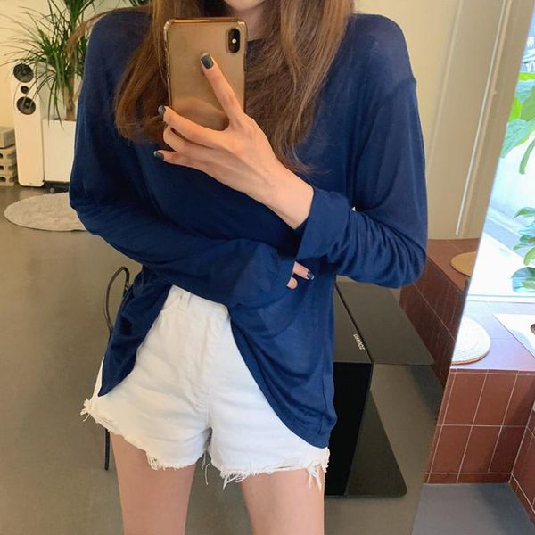 women's t-shirt spring t shirt women elasticity korean style tee woman clothes slim tshirt female skinny long sleeve, White
women's t-shirt spring t shirt women elasticity korean style tee woman clothes slim tshirt female skinny long sleeve, White