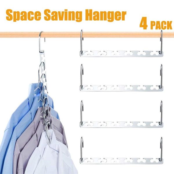 4pcs multi-port support hangers metal magic space saving closet wardrobe clothing hanger organizer & racks
4pcs multi-port support hangers metal magic space saving closet wardrobe clothing hanger organizer & racks