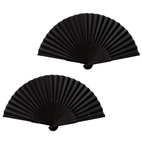 other home decor 2 pack bamboo silk folding fan handheldvintage retro fabric fans black hand for performance wedding church gift
other home decor 2 pack bamboo silk folding fan handheldvintage retro fabric fans black hand for performance wedding church gift