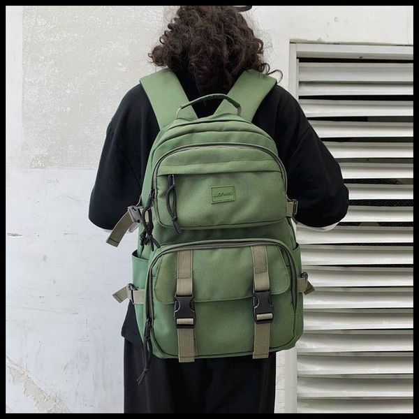 backpack green women for teenage girls school bags large capacity multi pocket zipper nylon back pack female youth bagpack teen
backpack green women for teenage girls school bags large capacity multi pocket zipper nylon back pack female youth bagpack teen