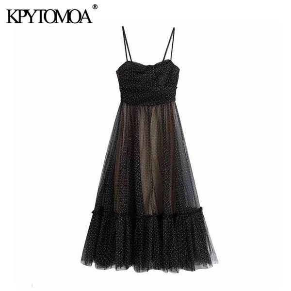 women fashion sweet ruffled midi dress vintage back elastic zipper spaghetti strap female dresses vestidos mujer 210420, Black;gray
women fashion sweet ruffled midi dress vintage back elastic zipper spaghetti strap female dresses vestidos mujer 210420, Black;gray