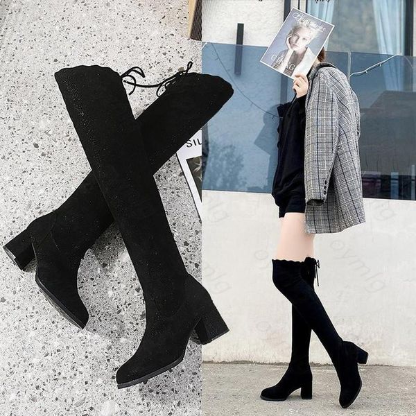 boots black elastic flock slim fit over the knee women 2021 autumn winter ladies high heel warm fur plush long thigh botas
boots black elastic flock slim fit over the knee women 2021 autumn winter ladies high heel warm fur plush long thigh botas