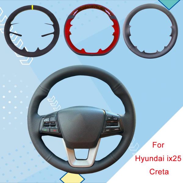 steering wheel covers customized car cover for ix25 2014 2021 creta leather braiding
steering wheel covers customized car cover for ix25 2014 2021 creta leather braiding
