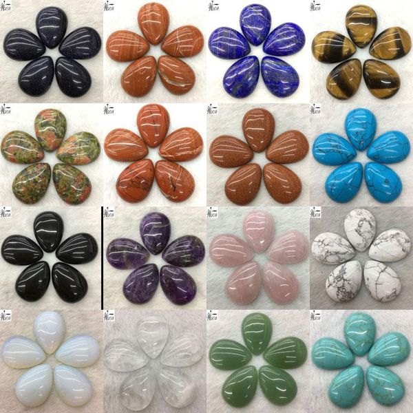 pendants howlite crystal tiger eye jaspe aventurine lapis lazuli water drop cabochon cab no hole/drilled wholesale 5pcs wb634b, Black
pendants howlite crystal tiger eye jaspe aventurine lapis lazuli water drop cabochon cab no hole/drilled wholesale 5pcs wb634b, Black
