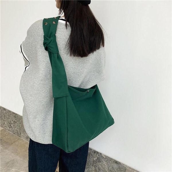 evening bags nylon shoulder bag for women wide strap knotted simple canvas large capacity students books crossbody totes travel handbags
evening bags nylon shoulder bag for women wide strap knotted simple canvas large capacity students books crossbody totes travel handbags