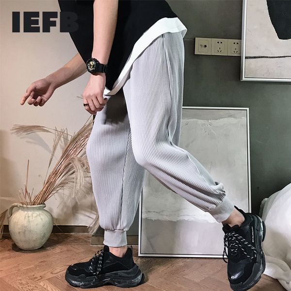 iefb men's harem pleated causal pants spring summer ins large size streetwear leggings men's grey trousers japanese 210524, Black
iefb men's harem pleated causal pants spring summer ins large size streetwear leggings men's grey trousers japanese 210524, Black