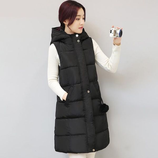 women's vests 2021 cotton vest female 9a11c korean slim long down to increase padded jacket thick warm, Black;white
women's vests 2021 cotton vest female 9a11c korean slim long down to increase padded jacket thick warm, Black;white
