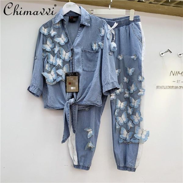 women's two piece pants fashion side striped elastic waist ankle banded pants+butterfly lace-up short sleeve shirts 2021 summer casual, White
women's two piece pants fashion side striped elastic waist ankle banded pants+butterfly lace-up short sleeve shirts 2021 summer casual, White