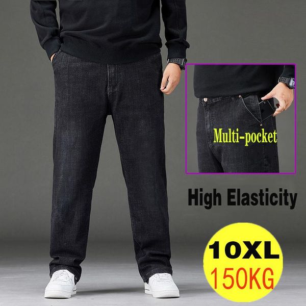 men's jeans men's plus size cotton 10xl oversize men clothing streetwear casual pants trend breathable loose trousers male, Blue
men's jeans men's plus size cotton 10xl oversize men clothing streetwear casual pants trend breathable loose trousers male, Blue