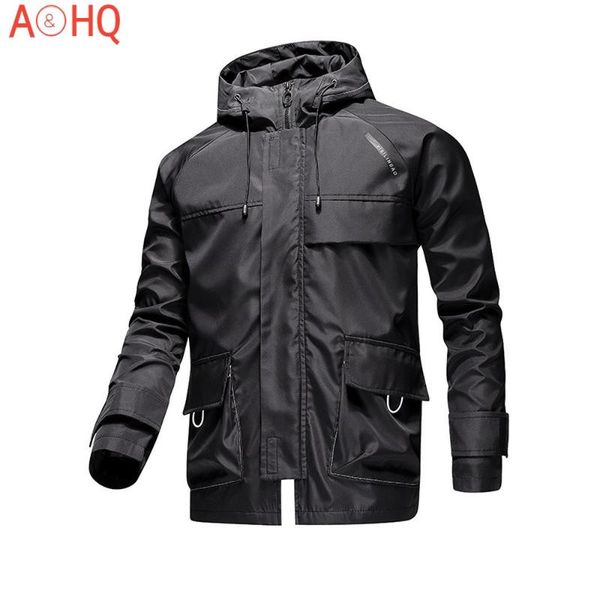 men's jackets spring autumn windbreaker jacket waterproof hooded coat loose type outwear work japanese style fashion men, Black;brown
men's jackets spring autumn windbreaker jacket waterproof hooded coat loose type outwear work japanese style fashion men, Black;brown