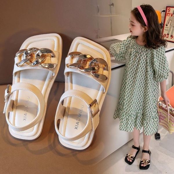 sandals girls' 2021 summer fashion korean brand middle school girl princess shoes children's beach sandalias, Black;red
sandals girls' 2021 summer fashion korean brand middle school girl princess shoes children's beach sandalias, Black;red
