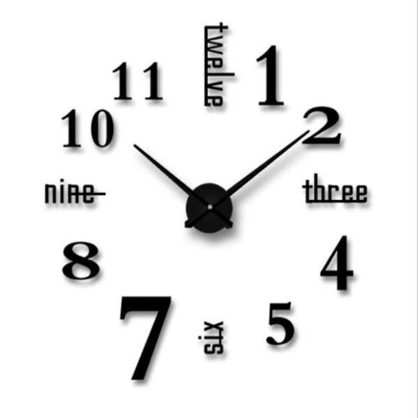 set diy wall clock 3d mirror surface sticker home office room decoration clocks
set diy wall clock 3d mirror surface sticker home office room decoration clocks