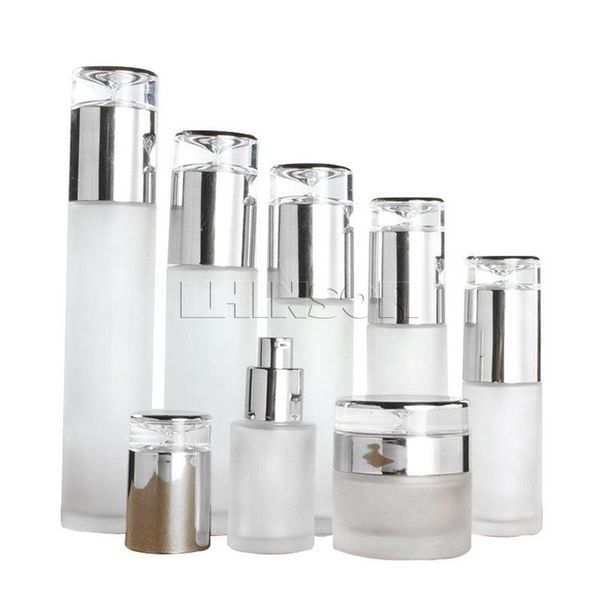 storage bottles & jars 5pcs/lot 20 30 100 ml frosted glass sprayer press pump skin scare bottle 30g 50g cream cosmetic packaging
storage bottles & jars 5pcs/lot 20 30 100 ml frosted glass sprayer press pump skin scare bottle 30g 50g cream cosmetic packaging