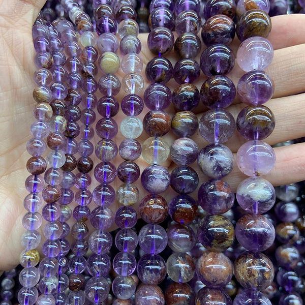 other 8-12mm natural phantom quartz beads 15'' round purple diy loose for jewelry making women men bracelet necklace gift
other 8-12mm natural phantom quartz beads 15'' round purple diy loose for jewelry making women men bracelet necklace gift
