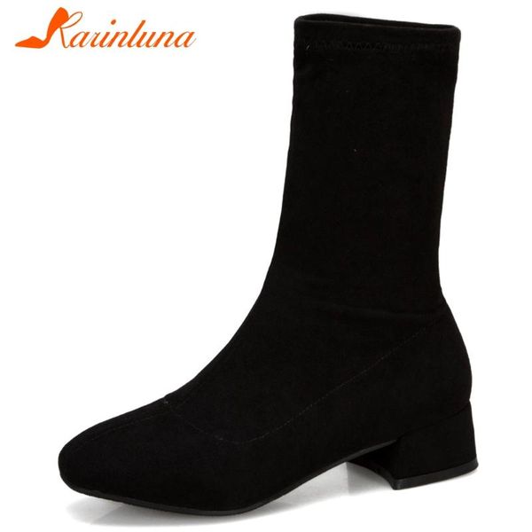 boots karin fashion female flock mid calf round toe square med heels womem 2021 autumn concise office shoes woman, Black
boots karin fashion female flock mid calf round toe square med heels womem 2021 autumn concise office shoes woman, Black