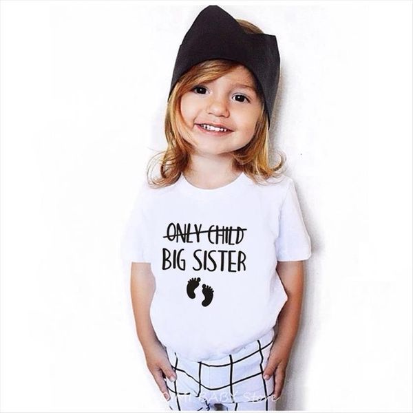 only child big sister kids announcement mommy to be shirt funny girls short sleeve casual tees children fashion, Blue
only child big sister kids announcement mommy to be shirt funny girls short sleeve casual tees children fashion, Blue