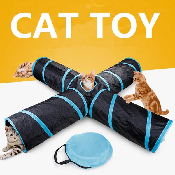funny cat tunnel toy pet tent foldable 4 holes with ball kitten supplies toys
funny cat tunnel toy pet tent foldable 4 holes with ball kitten supplies toys