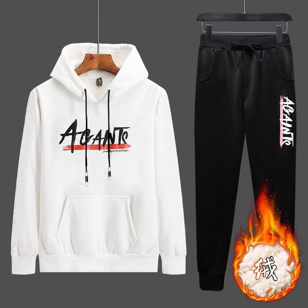 men's tracksuits hooded sweatpants set casual suit pullover tracksuit loose jacket plus velvet thick sweater male hoodie tracksuit, Gray
men's tracksuits hooded sweatpants set casual suit pullover tracksuit loose jacket plus velvet thick sweater male hoodie tracksuit, Gray