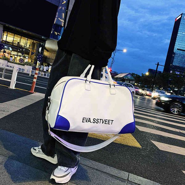 short distance travel bag men's portable business trip outdoor luggage large capacity simple tide brand sports fitness, Blue;pink
short distance travel bag men's portable business trip outdoor luggage large capacity simple tide brand sports fitness, Blue;pink