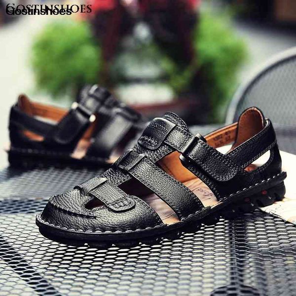 sandals sandalias hombre sandal pria full grain leather closed toe genuine casual large size 48 chaussure homme erkek sandalet jjiv, Black
sandals sandalias hombre sandal pria full grain leather closed toe genuine casual large size 48 chaussure homme erkek sandalet jjiv, Black