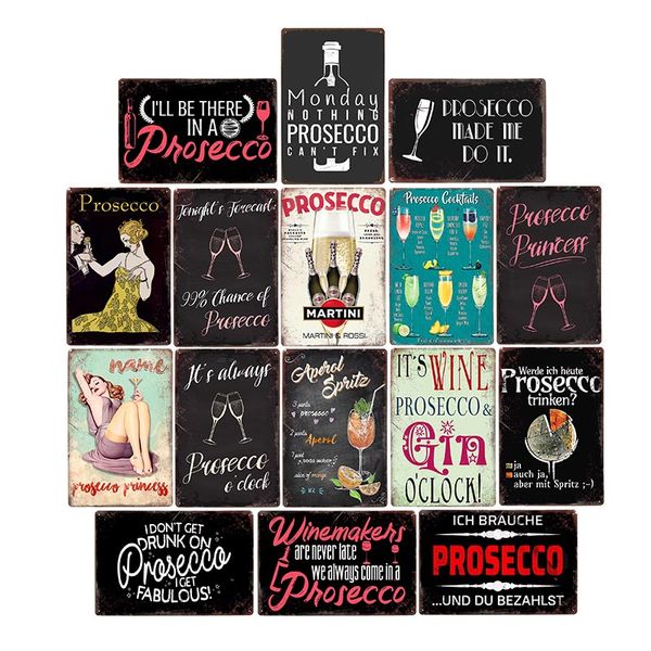 prosecco oclock metal tin signs plates cocktails vintage plaque posters pub bar art wall decoration retro home decor 20x30cm
prosecco oclock metal tin signs plates cocktails vintage plaque posters pub bar art wall decoration retro home decor 20x30cm