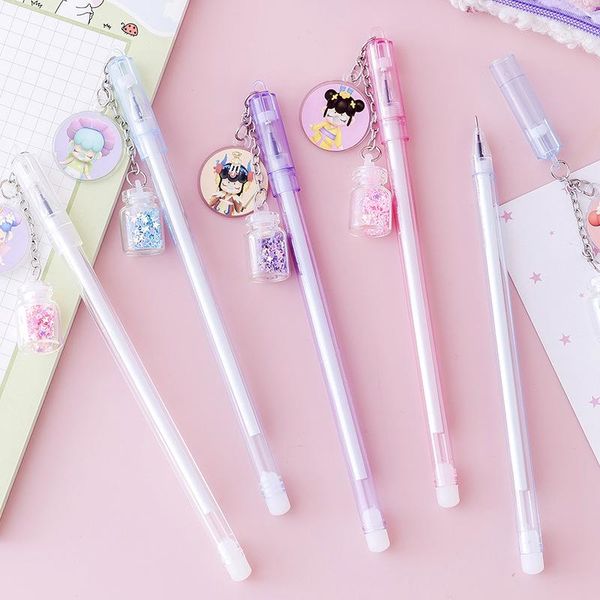 gel pens 36 pcs/lot fairy girl drifting bottle pendant pen cute 0.5mm black ink signature office school writing supplies gift
gel pens 36 pcs/lot fairy girl drifting bottle pendant pen cute 0.5mm black ink signature office school writing supplies gift