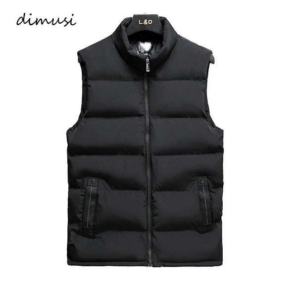 men's vests dimusi mens jacket sleeveless vest winter fashion male cotton-padded coats men stand collar thicken waistcoats clothing 7xl, Black;white 
men's vests dimusi mens jacket sleeveless vest winter fashion male cotton-padded coats men stand collar thicken waistcoats clothing 7xl, Black;white