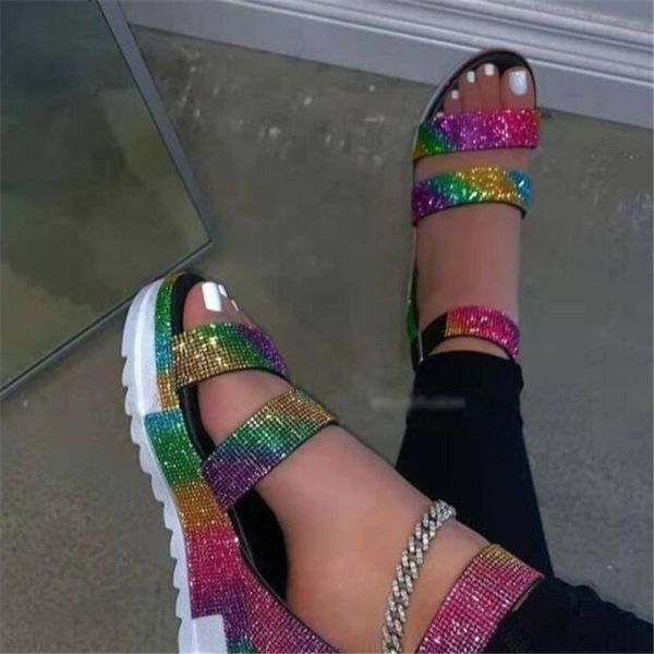 summer sandals ladies low-heel flat shoes rhinestone large size sandalias de tacon 43, Black
summer sandals ladies low-heel flat shoes rhinestone large size sandalias de tacon 43, Black