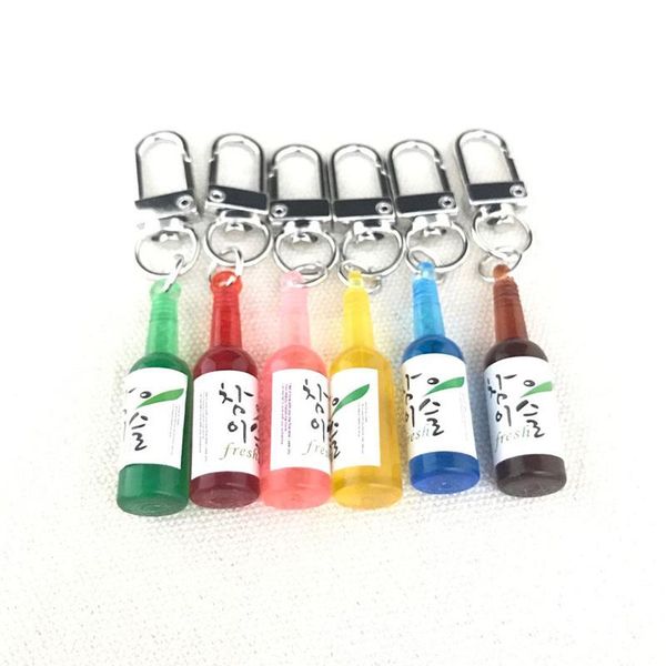 keychains women men's tiny korean beer bottle car keyring earphone cover pendant couples key holder handmade bag accessories, Silver
keychains women men's tiny korean beer bottle car keyring earphone cover pendant couples key holder handmade bag accessories, Silver