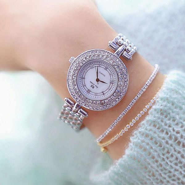 wristwatches gold silver luxury diamond-set waterproof dial quartz female watch with bracelet set relogio feminino 2021 watches for women, Slivery;brown
wristwatches gold silver luxury diamond-set waterproof dial quartz female watch with bracelet set relogio feminino 2021 watches for women, Slivery;brown