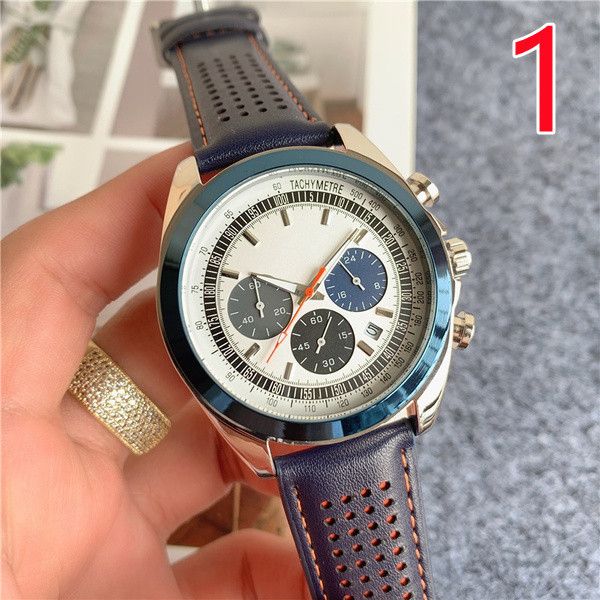 senator men's personality automatic calendar quartz watches leather strap chronograph gift brand relogio masculino all dials work, Slivery;brown
senator men's personality automatic calendar quartz watches leather strap chronograph gift brand relogio masculino all dials work, Slivery;brown