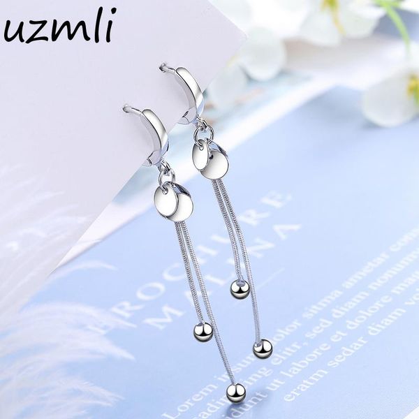 temperament 925 sterling silver hoop earring female simple long chain round pendant sweet tassel drop for women jewelry & huggie, Golden;silver
temperament 925 sterling silver hoop earring female simple long chain round pendant sweet tassel drop for women jewelry & huggie, Golden;silver