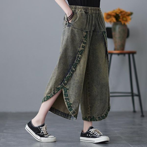 streetwear designer embroidery bleached jeans woman loose high waist wide leg pants vintage asymmetrical denim trousers women's, Blue
streetwear designer embroidery bleached jeans woman loose high waist wide leg pants vintage asymmetrical denim trousers women's, Blue
