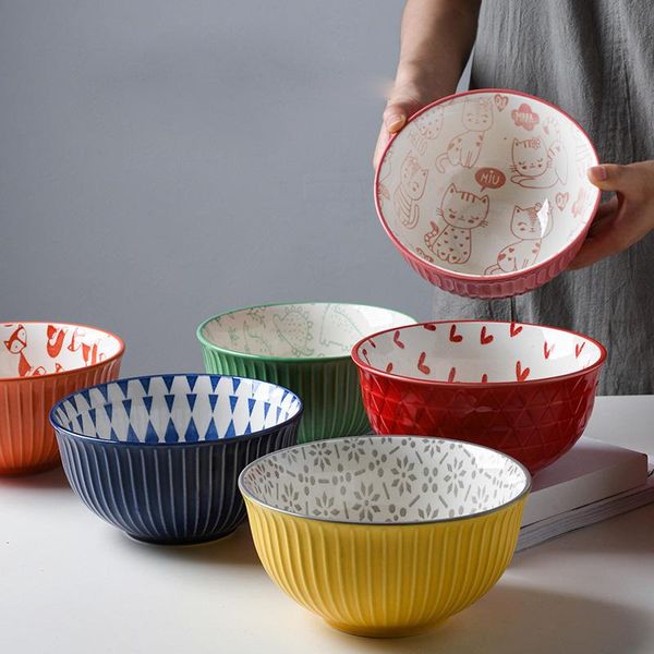 bowls 6.3inch hand painted ramen bowl household kitchen utensils porcelain simple and stylish lettuce salad ceramic serving
bowls 6.3inch hand painted ramen bowl household kitchen utensils porcelain simple and stylish lettuce salad ceramic serving