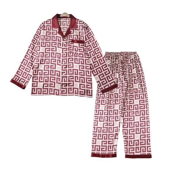 men's sleepwear baldauren 2021 pajamas long-sleeved summer and spring lapel printed trousers imitation silk home service suits sale, Black;brown
men's sleepwear baldauren 2021 pajamas long-sleeved summer and spring lapel printed trousers imitation silk home service suits sale, Black;brown