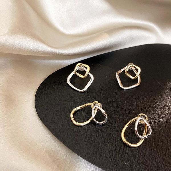 korean cold wind fashion geometric stud earrings metal for women girl daily personality accessories, Golden;silver
korean cold wind fashion geometric stud earrings metal for women girl daily personality accessories, Golden;silver