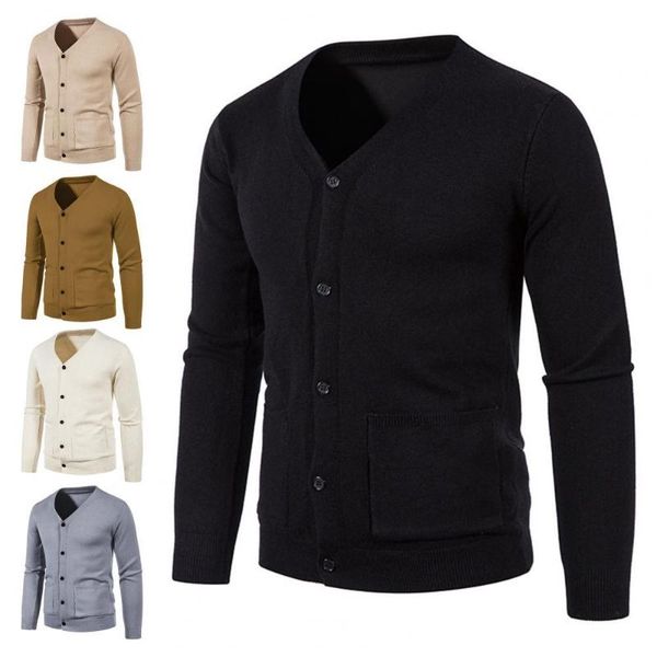 men's vests cardigan simple knitted slim coat discolored men sweater for fall, Black;white
men's vests cardigan simple knitted slim coat discolored men sweater for fall, Black;white
