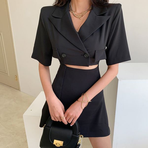 casual dresses korea design fashion hollow out high waist 2021 new light ripe temperament short sleeve femme vestidos pqdc, Black;gray
casual dresses korea design fashion hollow out high waist 2021 new light ripe temperament short sleeve femme vestidos pqdc, Black;gray