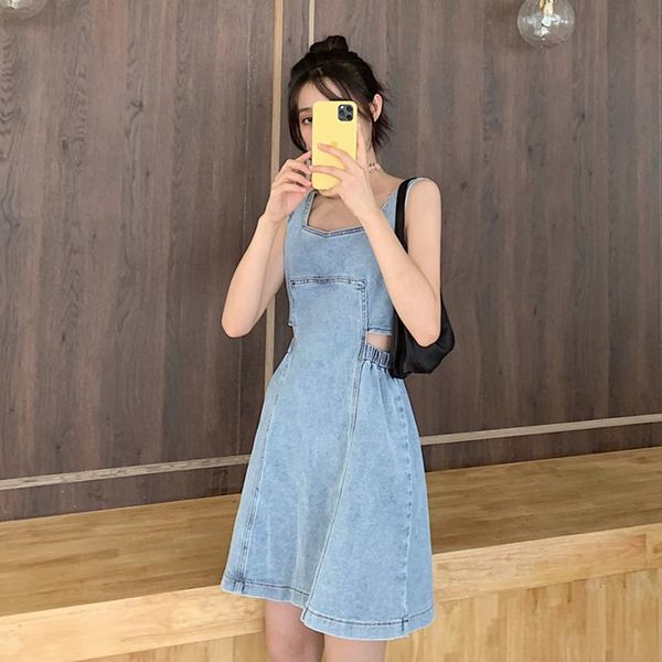 casual dresses hollow out korean clothes women dress summer off shoulder fashion brand spaghetti strap denim evening party, Black;gray
casual dresses hollow out korean clothes women dress summer off shoulder fashion brand spaghetti strap denim evening party, Black;gray