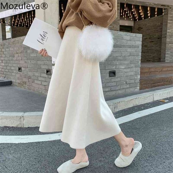 autumn and winter knitted mid-length high waist a- line skirts thick large size wool skirt 210416, Black
autumn and winter knitted mid-length high waist a- line skirts thick large size wool skirt 210416, Black