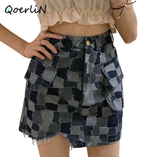 retro high waist slim skirt all-match irregular skirt women plaid ripped short mini skirts female plus size summer saia 210416, Black
retro high waist slim skirt all-match irregular skirt women plaid ripped short mini skirts female plus size summer saia 210416, Black