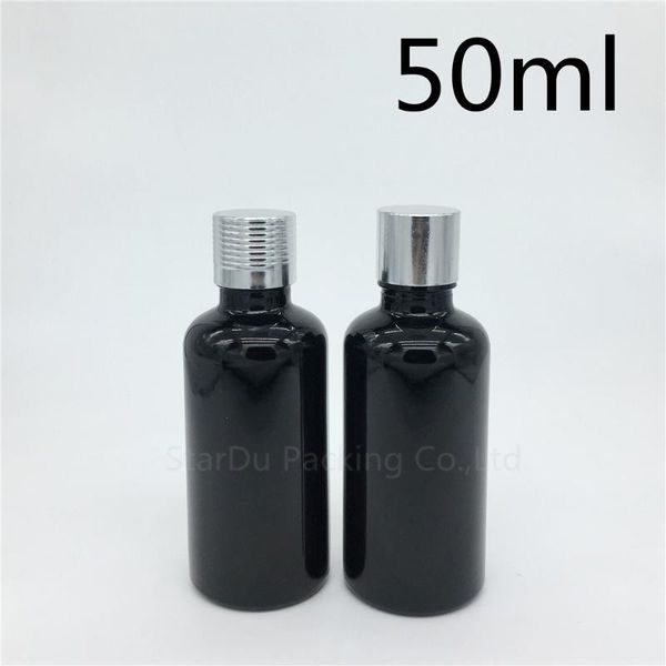 storage bottles & jars 200pcs 50ml black glass bottle serum container 50cc essential oil with silvery screw cap perfume
storage bottles & jars 200pcs 50ml black glass bottle serum container 50cc essential oil with silvery screw cap perfume