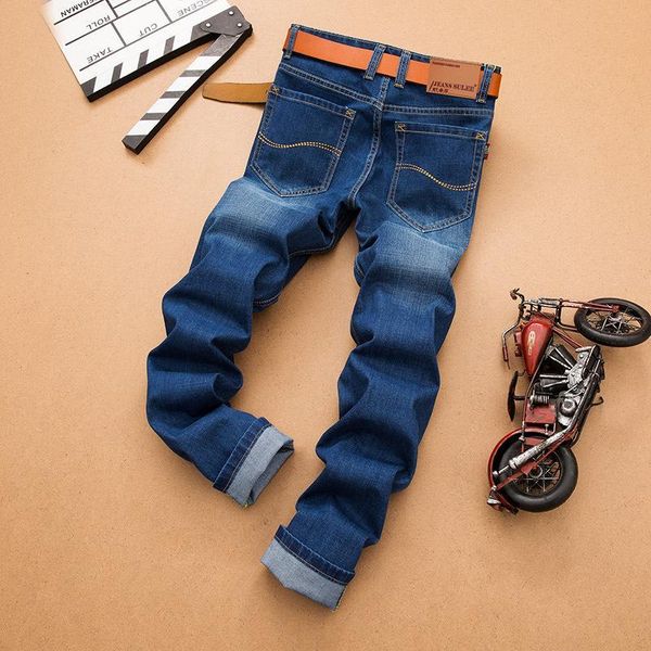 arrivals men's fashion jeans ripped biker mens streetwear stretch denim pants, Blue