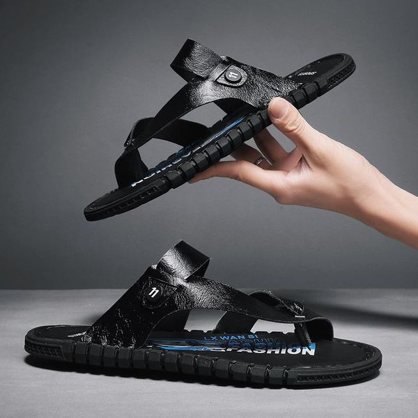 sandals flip erkek sandles slippers masculina herren shoes transpirables couple para rasteira safety mens roman flops ritable couro de, Black
sandals flip erkek sandles slippers masculina herren shoes transpirables couple para rasteira safety mens roman flops ritable couro de, Black